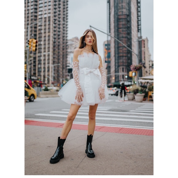 The most gorgeous untamed petals mini dress! - Picture 2 of 7